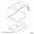 RANGER 1000 NSTR FACTORY CHOICE 49S & 50S (R20RRU99/A/B) Body, std roof - r20rru99  /  a  /  b (c700560)