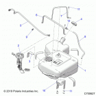 RANGER 1000 PS (R20RRE99A9) Body, fuel tank - r20rre99a9 (c700627)