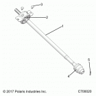 RANGER 1000 PS (R20RRE99A9) Drive train, front prop shaft - r20rre99a9 (c700020)
