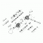RANGER 1000 PS (R20RRE99A9) Drive train, main gearcase internals - r20rre99a9 (70259...