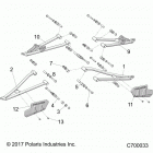 RANGER 1000 PS (R20RRE99A9) Suspension, front control arms - r20rre99a9 (c700033)
