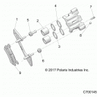 RANGER 1000 PS CREW (R20RSE99AA/AP/AX/A9) Brakes, rear caliper - r20rse99aa  /  ap  /  ax  /  a9 (...