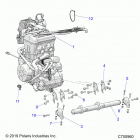 RANGER 1000 PS CREW (R20RSE99AA/AP/AX/A9/BA/BP/BX/B9) Engine, mounting - r20rse99aa  /  ap  /  ax  /  a9  /  b...