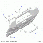 RANGER 1000 PS CREW FS (R20T6A99A1/B1/E99A9/AM/AS/B9/BM/BS) Accessory, front bumper - r20t6e99a9  /  b9 (c700742-1)