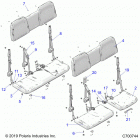 RANGER 1000 PS CREW FS (R20T6A99A1/B1/E99A9/AM/AS/B9/BM/BS) Body, seats - r20t6a99a1  /  b1  /  e99a9  /  b9 (c70074...