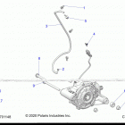 RANGER 1000 PS CREW FS (R20T6A99A1/B1/E99A9/AM/AS/B9/BM/BS) Drive train, front gearcase mounting - r20t6a99a1  /  b1...