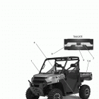 RANGER 1000 WINTER PREP FACTORY CHOICE 49S & 50S (R20RRR99/A/B) Body, decals graphics - r20rrr99  /  a  /  b (900100)