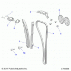 RANGER 1000XP  CREW NSTR UL Engine, cam chain and tensioner - r20rsy99a9  /  aa  /  ...