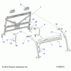 RANGER 1000XP  NSTR UL (R20RRY99A9/AA/AF/AP/AX/B9/BA/BF/BP/BX) Chassis, cab frame - r20rry99a9  /  aa  /  af  /  ap  / ...