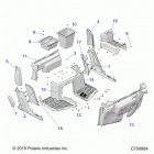 RANGER 1000XP CREW FACTORY CHOICE 49S & 50S (R20RSE99/A/B) Body, front  floor and rockers - r20rse99  /  a  /  b (c...