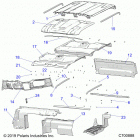 RANGER 1000XP CREW FACTORY CHOICE 49S & 50S (R20RSE99/A/B) Opt roof sport, rear close, cover, and dash - r20rse99  ...