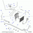 RANGER 1000XP CREW FACTORY CHOICE 49S & 50S (R20RSE99/A/B) Opt, dash cooling assembly - r20rse99  /  a  /  b (c7009...