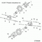 RANGER 1000XP CREW FACTORY CHOICE 49S & 50S (R20RSE99/A/B) Suspension, rear carrier - r20rse99  /  a  /  b (c700028...