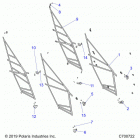 RANGER 1000XP CREW FACTORY CHOICE 49S & 50S (R20RSE99A/B) Body, door nets - r20rse99a  /  b (c700722)