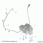 RANGER 1000XP CREW NSTR UL AUD (R20RSZ99A9/AA/AP/AX/B9/BA/BP/BX) Drive train, front gearcase mounting - r20rsz99a9  /  aa...