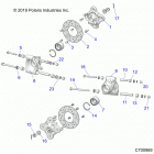 RANGER 1000XP CREW PS MUD Suspension, rear carrier - r20rsm99al (c700969)