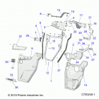 RANGER 1000XP CREW PS MUD (R20RSM99AL) Body, front doors - r20rsm99al (c700245-1)