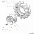RANGER 1000XP CREW PS MUD (R20RSM99AL) Wheels, front - r20rsm99al (c700249-3)