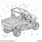 RANGER 1000XP EPS EU/TR/ZUG (R20RRE99F1/F9/FK/S99C1/C9/CK/S99F1/F9/FK/P99CF/FF) Body, decals - r20rre99f1  /  f9  /  fk  /  s99c1  /  c9...