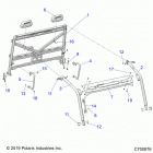 RANGER 1000XP EPS EU/TR/ZUG (R20RRE99F1/F9/FK/S99C1/C9/CK/S99F1/F9/FK/P99CF/FF) Chassis, cab frame - r20rre99f1  /  f9  /  fk  /  s99c1 ...