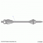 RANGER 1000XP EPS EU/TR/ZUG (R20RRE99F1/F9/FK/S99C1/C9/CK/S99F1/F9/FK/P99CF/FF) Drive train, rear half shaft - r20rrp99cf  /  ff (c70090...
