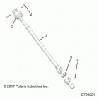 RANGER 1000XP EPS EU/TR/ZUG (R20RRE99J1) Drive train, rear prop shaft - r20rre99j1 (c700021)