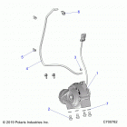 RANGER 1000XP FACTORY CHOICE 49S & 50S (R20RRE99/A/B) Drive train, front gearcase mounting - r20rre99  /  a  /...