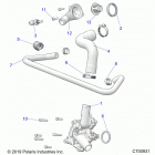 RANGER 1000XP FACTORY CHOICE 49S & 50S (R20RRE99/A/B) Engine, waterpump and bypass - r20rre99  /  a  /  b (c70...