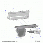 RANGER 1000XP FACTORY CHOICE 49S & 50S (R20RRE99A/B) Body, rear closeoff, and fenders - r20rre99a  /  b (c700...