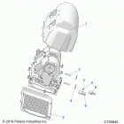 RANGER 1000XP FACTORY CHOICE 49S & 50S (R20RRE99A/B) Opt, dash, heater assembly - r20rre99a  /  b (700845)