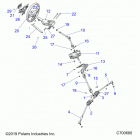 RANGER 1000XP FACTORY CHOICE 49S & 50S (R20RRE99A/B) Steering, steering asm. - r20rre99a  /  b (c700680)