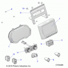 RANGER 1000XP NSTR FACTORY CHOICE 49S & 50S Electrical, dash instuments - r20rru99a  /  b (c700469)