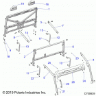 RANGER 1000XP PS CREW (R20RSE99A9) Chassis, cab frame - r20rse99a9 (c700639)