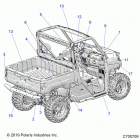 RANGER 1000XP PS CREW FS (R20T6A99A1/E99A9/AM) Body, decals - r20t6a99a1  /  e99a9  /  am (c700622)