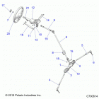 RANGER 1000XP PS CREW FS (R20T6A99A1/E99A9/AM) Steering, steering asm. - r20t6a99a1 (c700614)