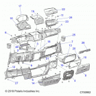 RANGER 1000XP PS CREW INTL (R20RSE99NP) Body, dash - r20rse99np (c700952)
