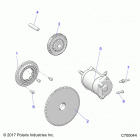 RANGER 1000XP PS MUD (R20RRM99AL) Engine, starter - r20rrm99al (c700044)