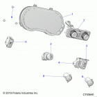 RANGER 1000XP PS NSTR Electrical, dash instuments - r20rru99a9  /  aa  /  af  ...