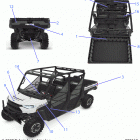 RANGER 1000XP RC CREW Body, decals - r20rsk99aa  /  ax  /  a9  /  ap  /  ba  /...