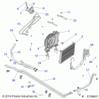 RANGER 1000XP RC CREW Engine, cooling system - r20rsk99aa  /  ax  /  a9  /  ap...
