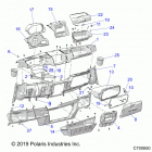 RANGER 1000XP RC CREW (R20RSK99AA/AX/A9/AP) Body, dash - r20rsk99aa  /  ax  /  a9  /  ap (c700650)
