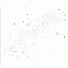 RANGER 48V EV MD (R20MAAE4F4/F9) Brakes, front caliper - r20maae4f4  /  f9 (700689)