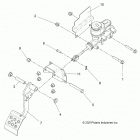 RANGER 48V EV MD (R20MAAE4F4/F9) Brakes, pedal and master cylinder mounting - r20maae4f4 ...