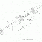 RANGER 500 Drive train, primary clutch - r20maa50b1  /  b7 (49rgrcl...