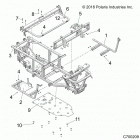 RANGER 500 (R20MAA50B1/B7) Chassis, frame - r20maa50b1  /  b7 (c700209)