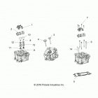 RANGER 500 (R20MAA50B1/B7) Engine, cylinder head, cams and valves - r20maa50b1  /  ...