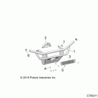 RANGER 570 Body, bumper - r20mae57bh (c700211)