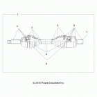 RANGER 570 Drive train, front drive shaft - r20maa57b1  /  b9  /  e...
