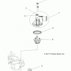 RANGER 570 Engine, thermostat and cover - r20maa57b1  /  b9  /  ebh...