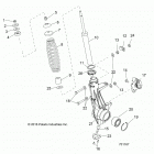 RANGER 570 Suspension, front strut - r20maa57b1  /  b9  /  ebh (701...